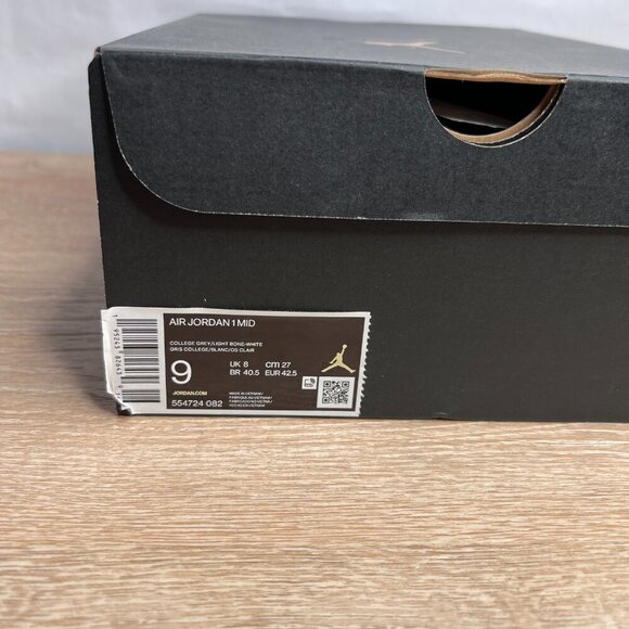 Air Jordan 1 Mid Linen Men - Picture 9 of 9